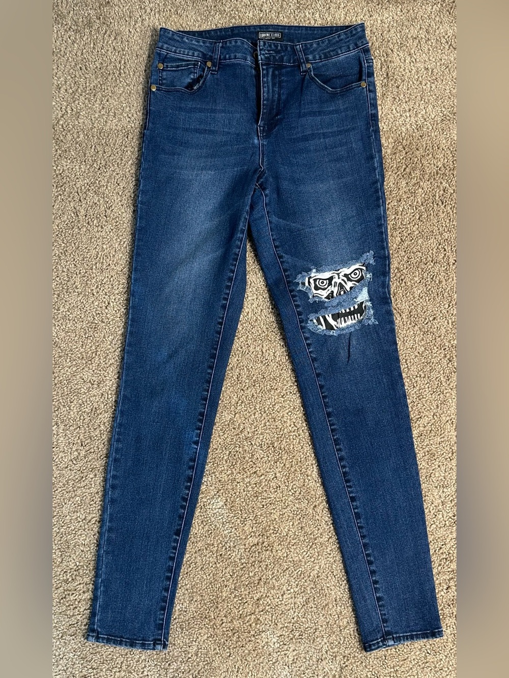 Women’s Lurking Class Jeans with Embroidered Patch